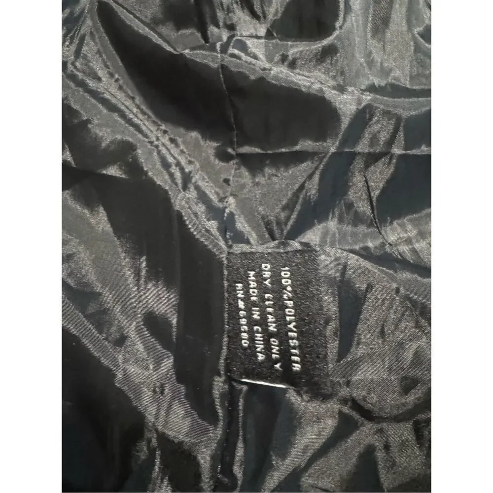 Stacy Adams zip up front velvet square design jacket M